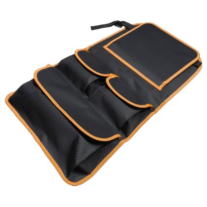 Organizer per auto con tavolo 69,5x40,5 cm nero/arancione