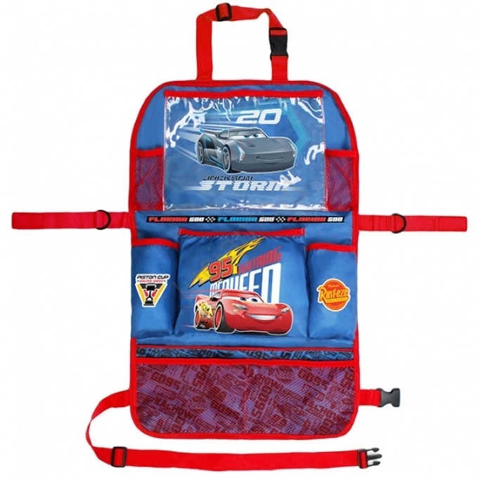Vicera Organizer per auto per bambini per sedile passeggero, sedile posteriore e bagagliaio • Organizer pieghevole per seggiolino auto con borsa termica rimovibile e fissaggio alla cinghia