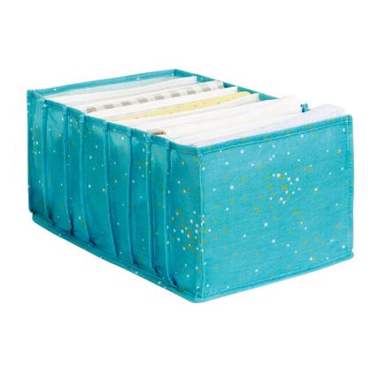 Organizzatore per armadi 40x15x14 cm turchese