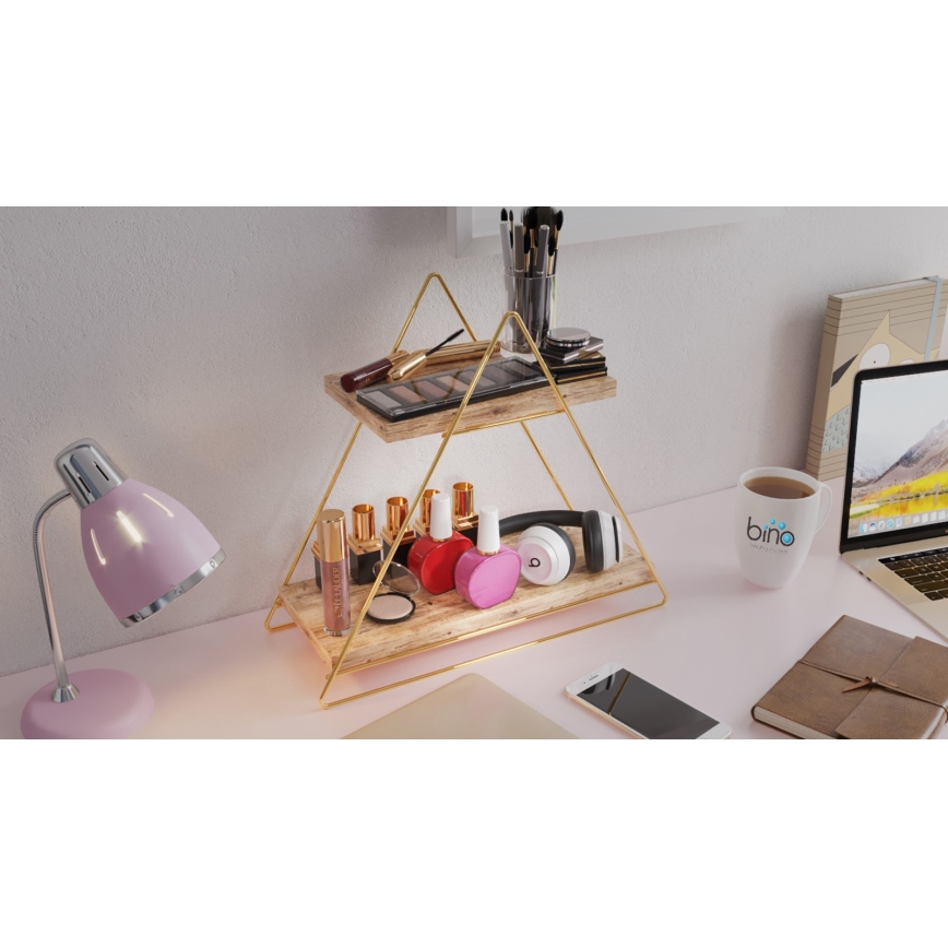 Organizzatore per scaffali 35x40 cm oro