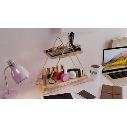 Organizzatore per scaffali 35x40 cm oro