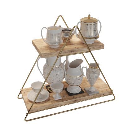 Organizzatore per scaffali 35x40 cm oro