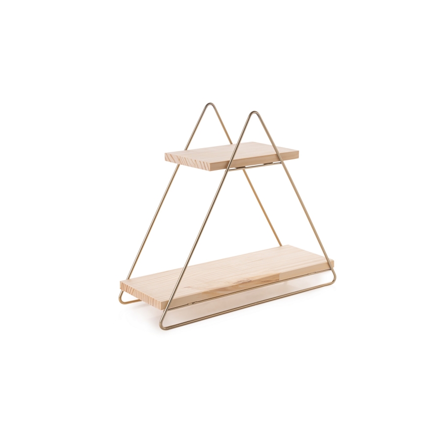 Organizzatore per scaffali 35x40 cm oro