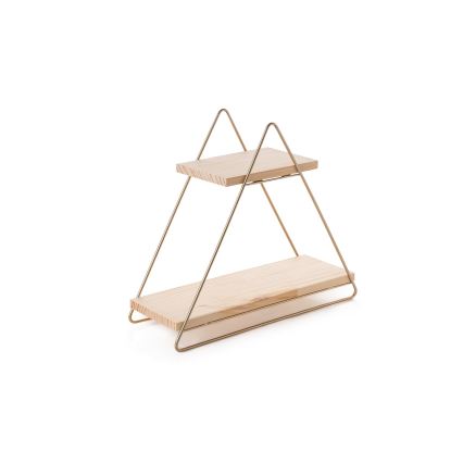 Organizzatore per scaffali 35x40 cm oro