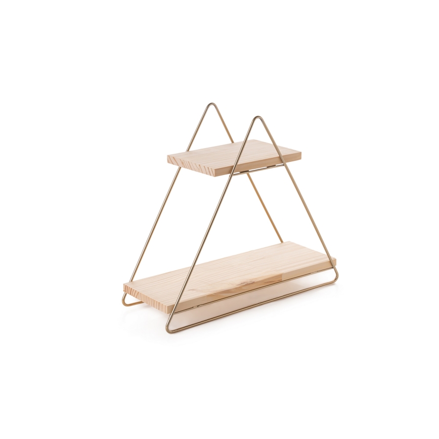 Organizzatore per scaffali 35x40 cm oro