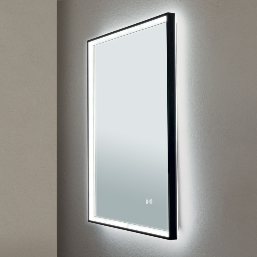 Specchio da bagno riscaldato a parete con retroilluminazione LED FRAME/48W/230V 3000/4000/6000K 60x45 cm IP44