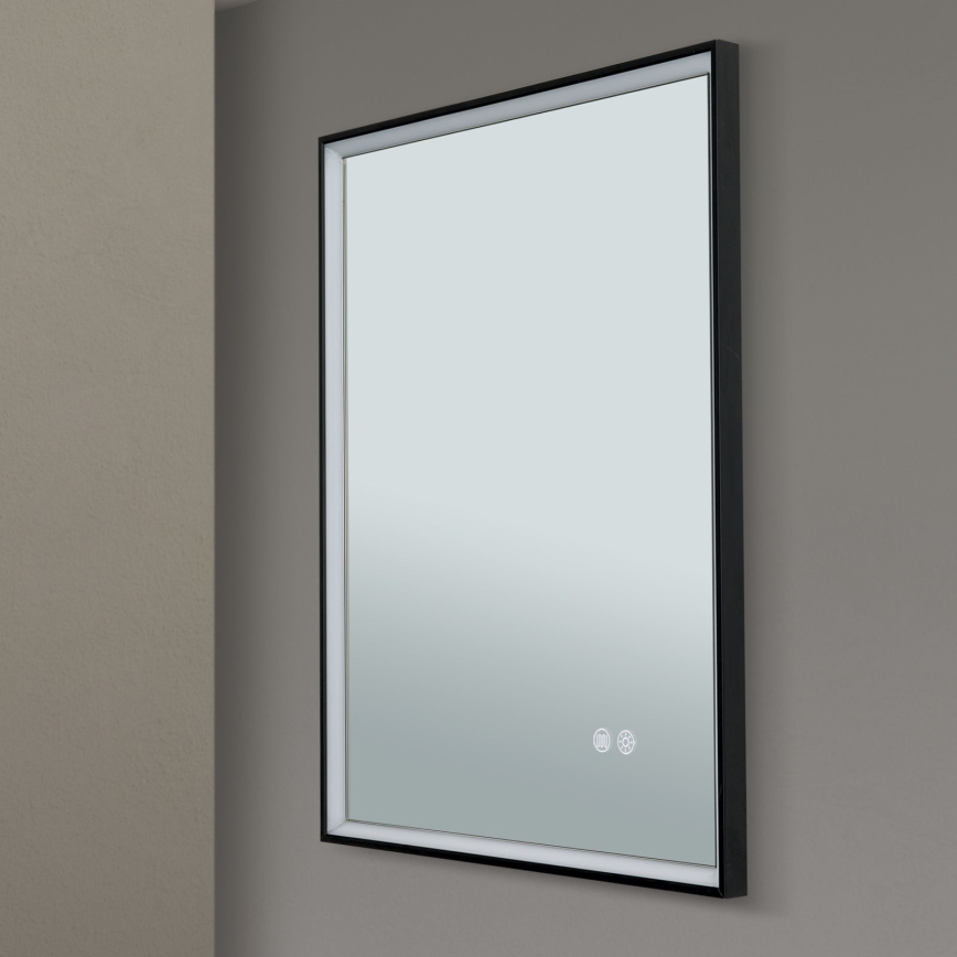 Specchio da bagno riscaldato a parete con retroilluminazione LED FRAME/48W/230V 3000/4000/6000K 60x45 cm IP44