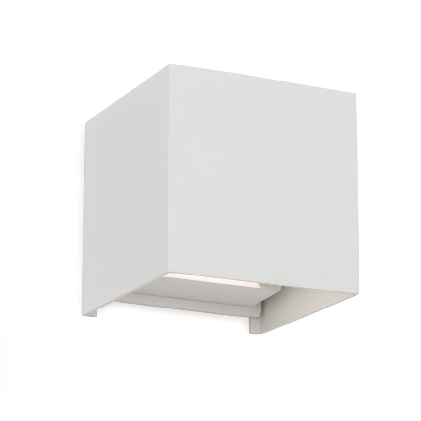Applique a LED da esterno CUBE 2xLED/3W/230V IP54 bianco