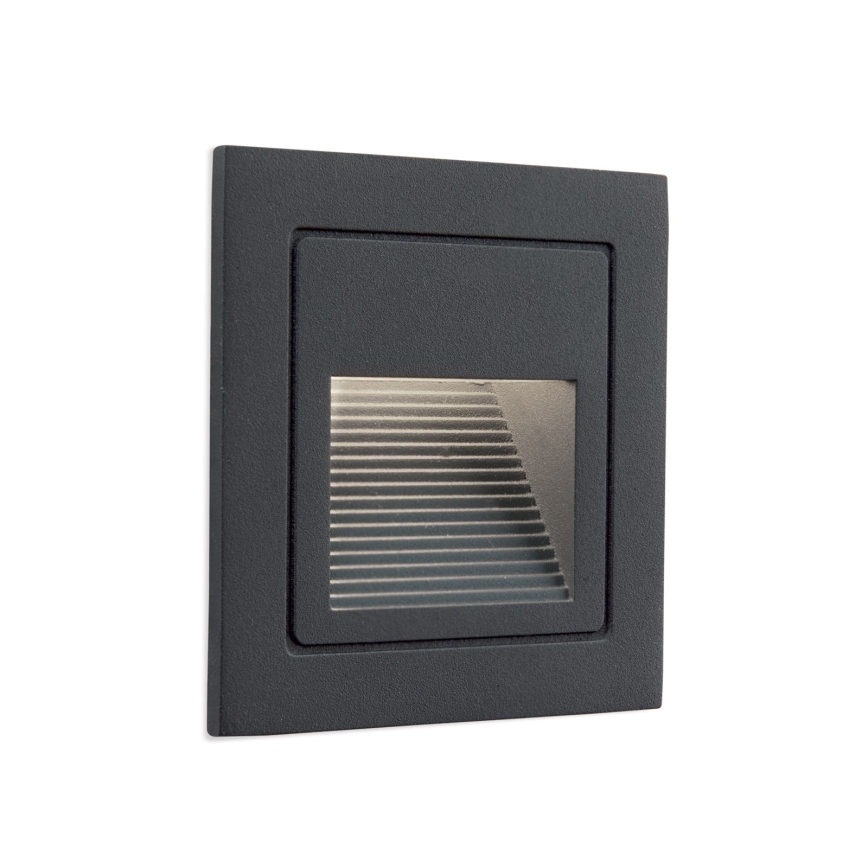 LED Lampada da incasso LORO LED/2W/230V IP65 antracite