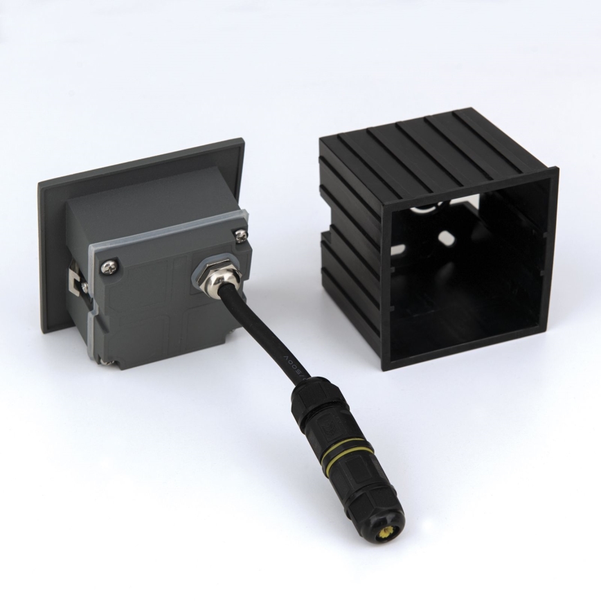 LED Lampada da incasso LORO LED/2W/230V IP65 antracite