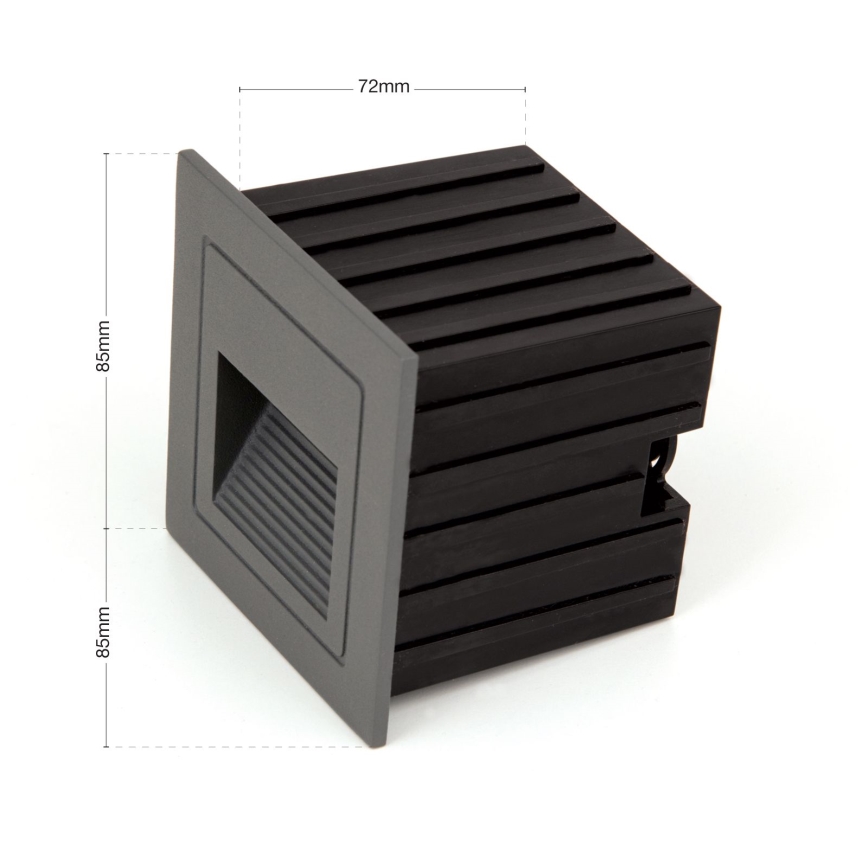 LED Lampada da incasso LORO LED/2W/230V IP65 antracite