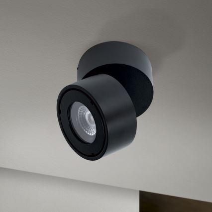 LED Dimmerabile bagno Luce Spot HARVEY LED/15W/230V IP65 nero