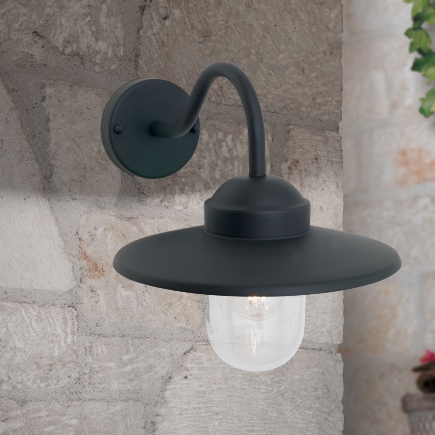 Applique da esterno EDWARD 1xE27/60W/230V IP44 nero