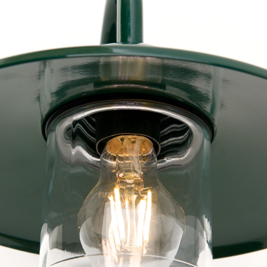 Applique da esterno EDWARD 1xE27/60W/230V IP44 verde