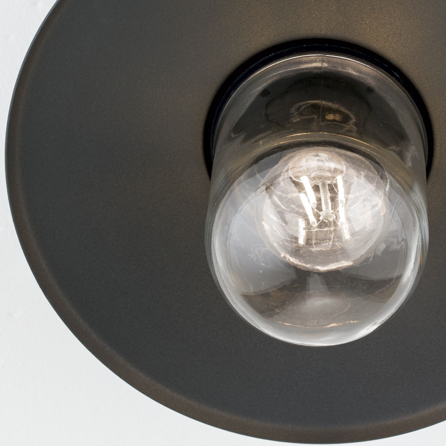 Plafoniera da esterno a soffitto EDWARD 1xE27/60W/230V IP44 antracite