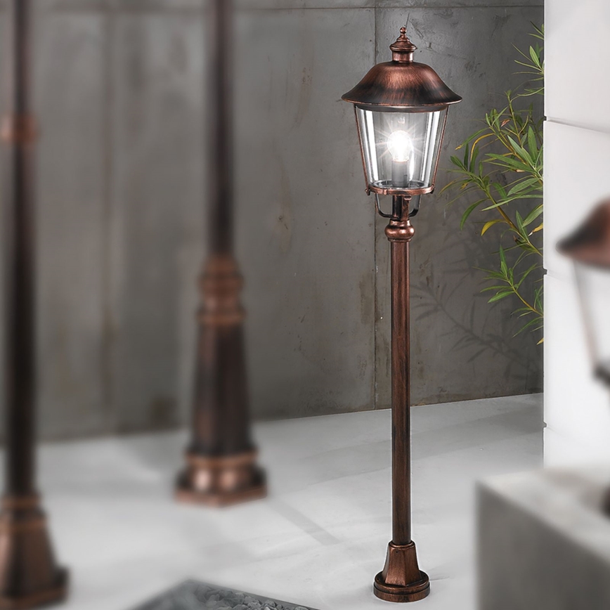Lampada da esterno KENZO 1xE27/100W/230V IP44 bronzo/patina