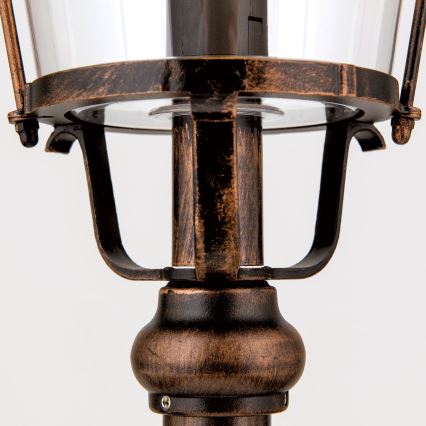Lampada da esterno KENZO 1xE27/100W/230V IP44 bronzo/patina
