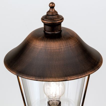 Lampada da esterno KENZO 1xE27/100W/230V IP44 bronzo/patina