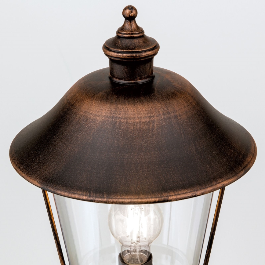 Lampada da esterno KENZO 1xE27/100W/230V IP44 bronzo/patina