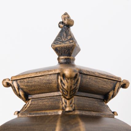 Lampada da parete per esterni AIKO 1xE27/60W/230V IP23 bronzo/patina