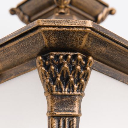 Lampada da parete per esterni AIKO 1xE27/60W/230V IP23 bronzo/patina