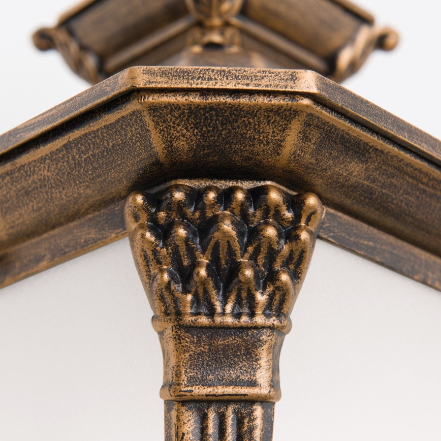 Lampada da parete per esterni AIKO 1xE27/60W/230V IP23 bronzo/patina