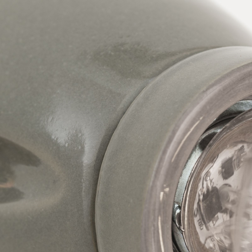 Lampada da parete FROST 1xE27/60W/230V grigia