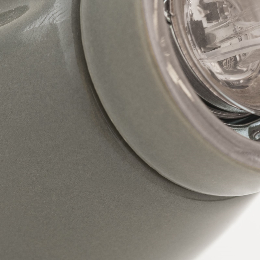 Lampada da parete FROST 1xE27/60W/230V grigia