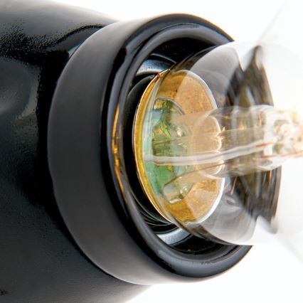 Applique da parete FROST 1xE27/60W/230V, nera