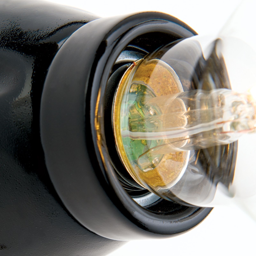 Applique da parete FROST 1xE27/60W/230V, nera