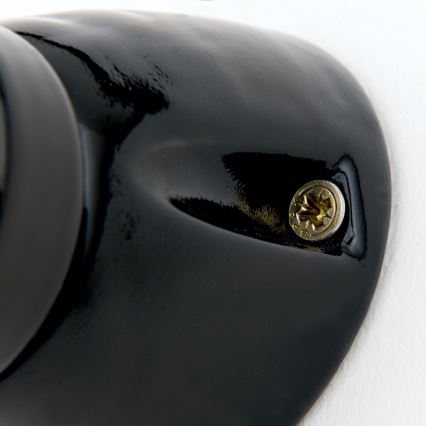 Applique da parete FROST 1xE27/60W/230V, nera