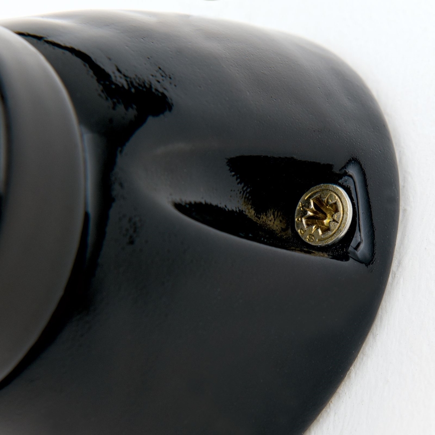 Applique da parete FROST 1xE27/60W/230V, nera