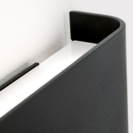 Lampada da parete LED ACCENT/14W/230V nera