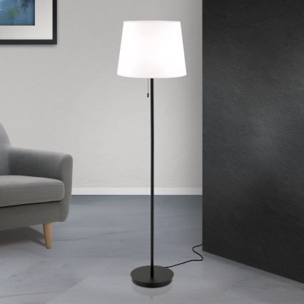 Lampada con piedistallo LUDWIG 1xE27/40W/230V bianco/nero