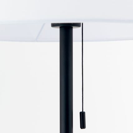 Lampada con piedistallo LUDWIG 1xE27/40W/230V bianco/nero