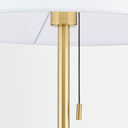 Lampada con piedistallo LUDWIG 1xE27/40W/230V bianco/oro