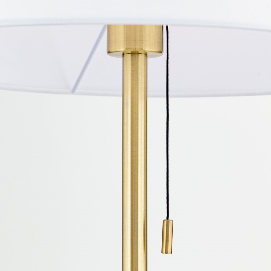 Lampada con piedistallo LUDWIG 1xE27/40W/230V bianco/oro