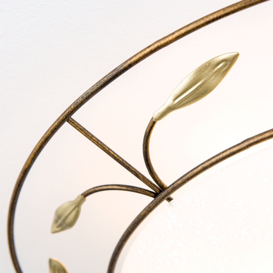 Plafoniera LUCA 2xE14/40W/230V diametro 40 cm bronzo/patina
