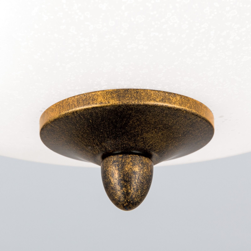 Plafoniera LUCA 2xE14/40W/230V diametro 40 cm bronzo/patina