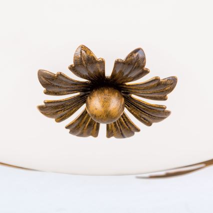Plafoniera FLEUR 3xE27/60W/230V diametro 50 cm bronzo