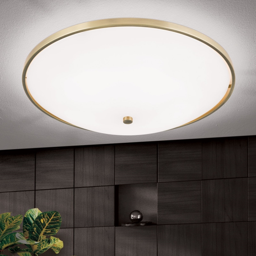 Plafoniera AIDA 5xE27/60W/230V diametro 56,5 cm ottone