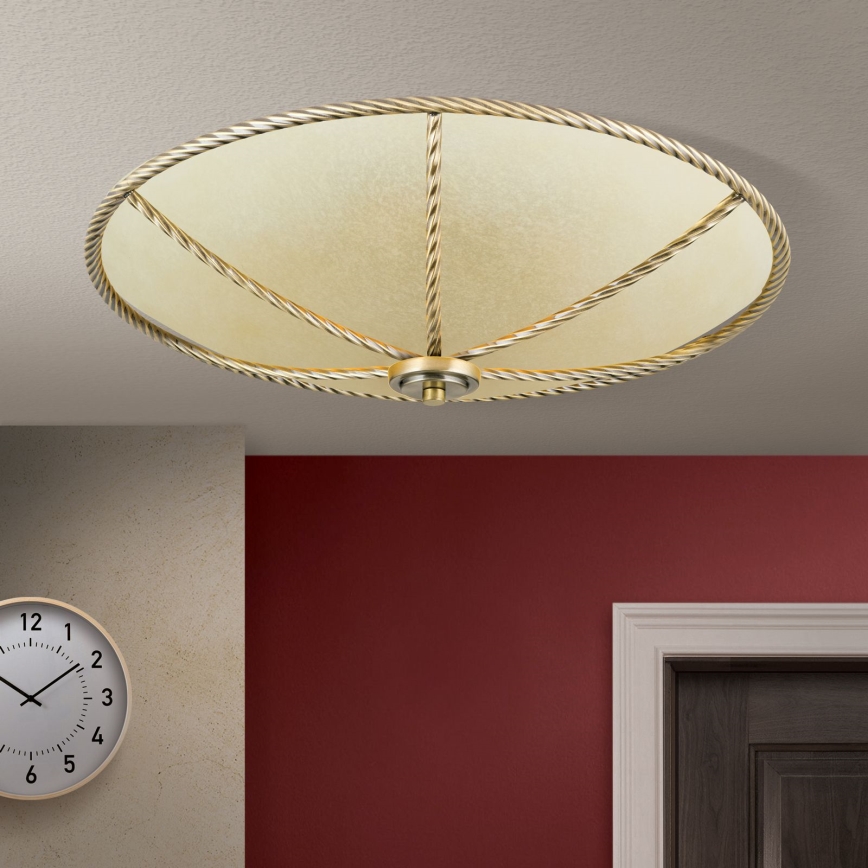 Plafoniera MAURO 5xE27/60W/230V diametro 56 cm bronzo