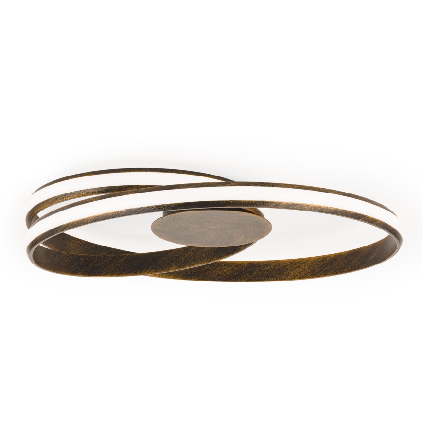 Plafoniera LED dimmerabile CIRCUS LED/30W/230V marrone/patina