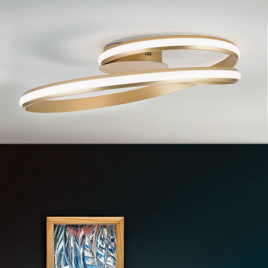 Plafoniera LED dimmerabile CIRCUS LED/30W/230V oro