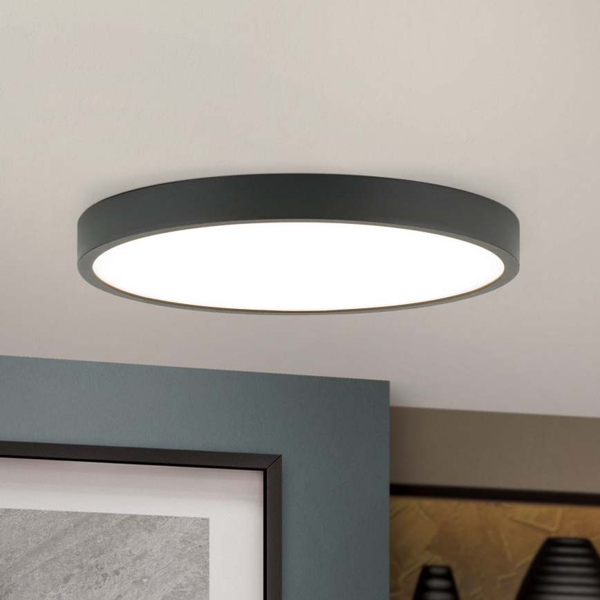 Plafoniera LED BULLY LED/24W/230V diametro 24 cm nero