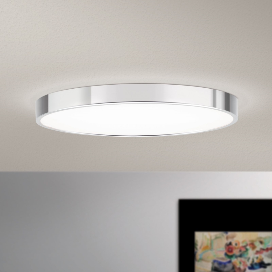 Plafoniera LED BULLY LED/28W/230V diametro 28 cm cromo lucido