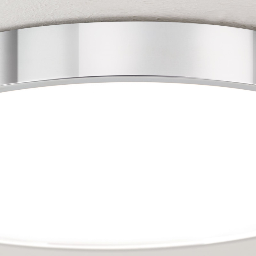 Plafoniera LED BULLY LED/28W/230V diametro 28 cm cromo lucido