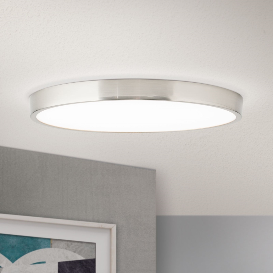 Plafoniera LED BULLY LED/28W/230V diametro 28 cm cromo opaco