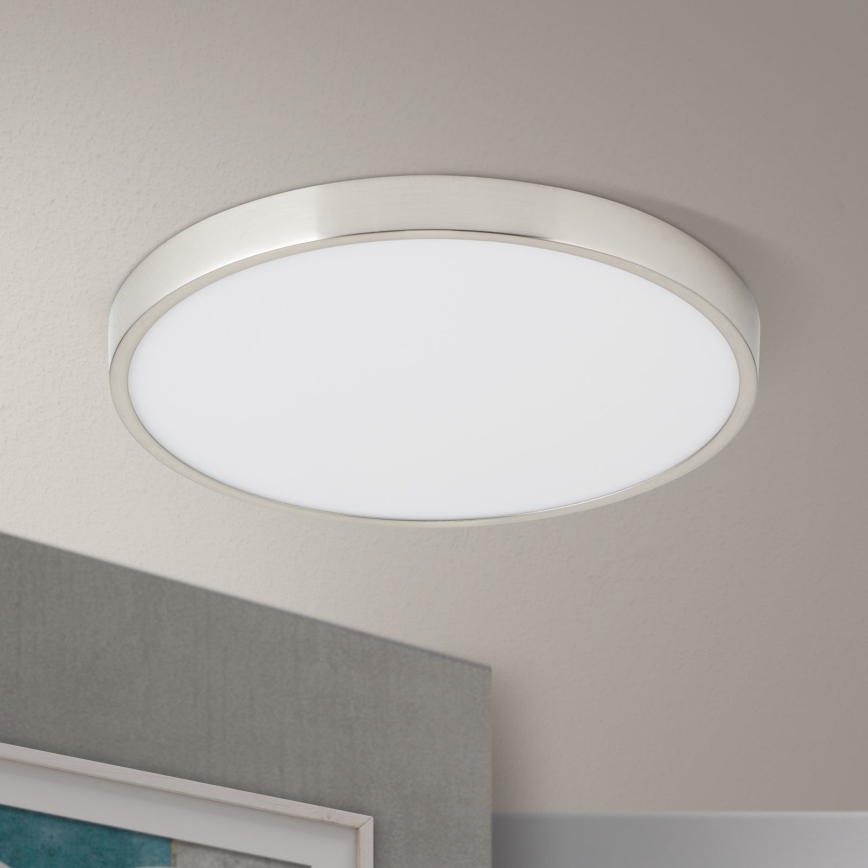 Plafoniera LED BULLY LED/28W/230V diametro 28 cm cromo opaco