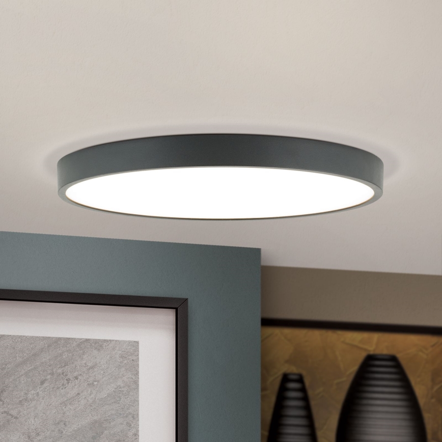Plafoniera LED BULLY LED/28W/230V diametro 28 cm nero